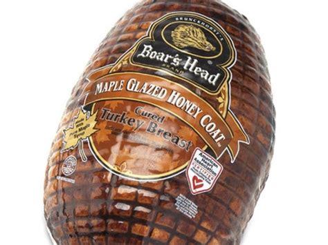 How much fat is in honey cured turkey breast - calories, carbs, nutrition