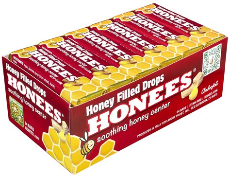 How much fat is in honey filled drops - calories, carbs, nutrition