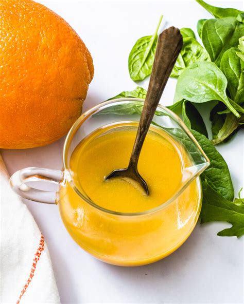 How much fat is in honey orange vinaigrette - calories, carbs, nutrition