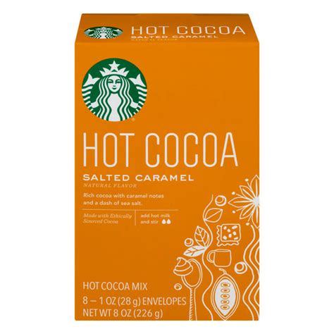 How much fat is in hot cocoa salted caramel - calories, carbs, nutrition