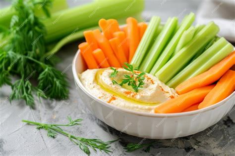 How much fat is in hummus with carrot and celery sticks - calories, carbs, nutrition