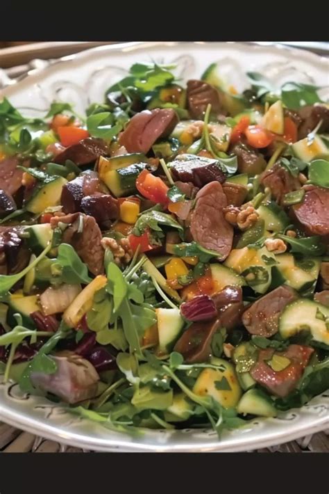 How much fat is in hunter steak salad - calories, carbs, nutrition