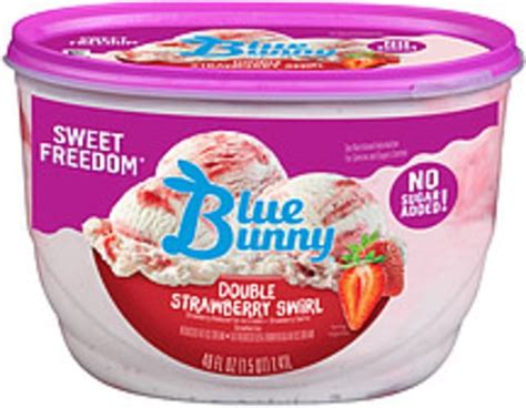 How much fat is in ice cream strawberry #12 scoop - calories, carbs, nutrition