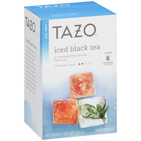 How much fat is in iced tazo black tea latte - venti - nonfat milk - calories, carbs, nutrition