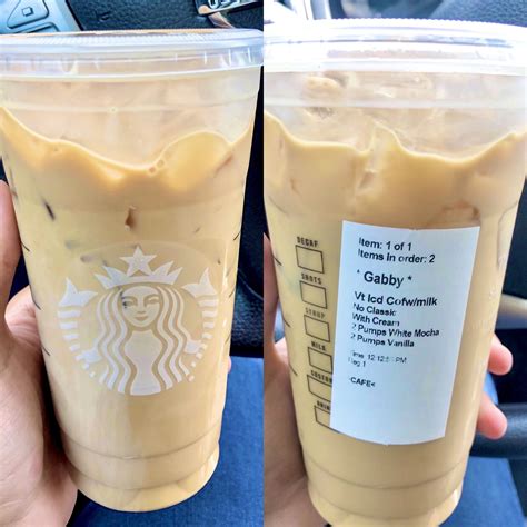 How much fat is in iced white chocolate mocha - venti - 2% milk - no whipped cream - calories, carbs, nutrition