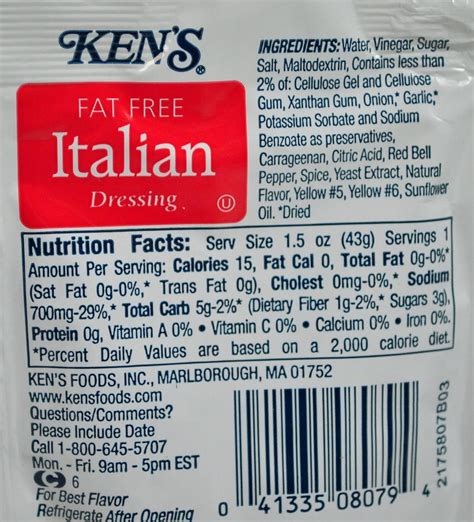 How much fat is in italian dressing - calories, carbs, nutrition