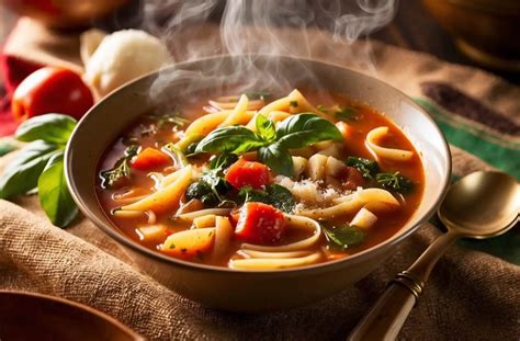 How much fat is in italian minestrone soup - calories, carbs, nutrition