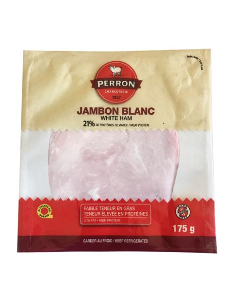 How much fat is in jambon blanc - calories, carbs, nutrition