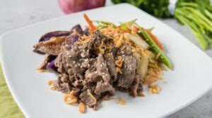 How much fat is in kalbi steak with crispy shallots- large - calories, carbs, nutrition