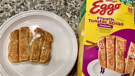 How much fat is in kellogg's, eggo, french toaster sticks, cinnamon - calories, carbs, nutrition