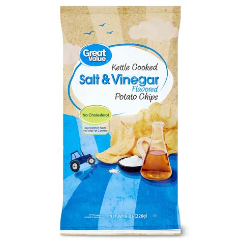 How much fat is in kettle cooked salt and vinegar - calories, carbs, nutrition