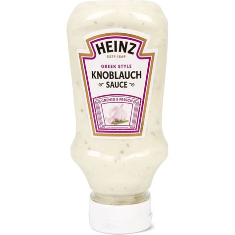 How much fat is in knoblauch garlic sauce - calories, carbs, nutrition