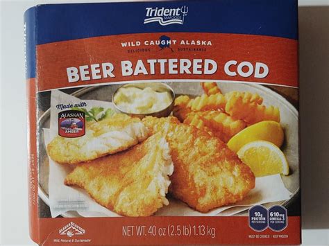 How much fat is in large battered cod - calories, carbs, nutrition