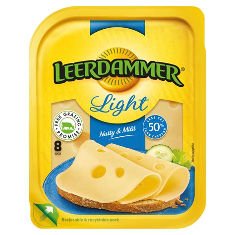 How much fat is in leerdammer light - calories, carbs, nutrition