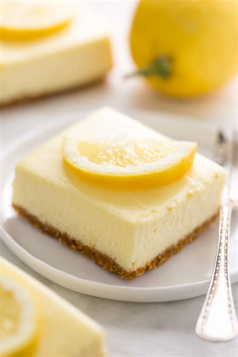 How much fat is in lemon cheesecake bars - calories, carbs, nutrition