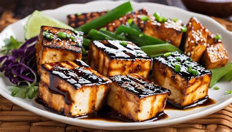 How much fat is in lemon glazed grilled tofu - calories, carbs, nutrition