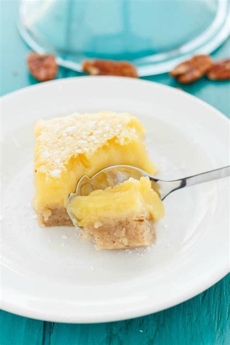 How much fat is in lemon pecan bars - calories, carbs, nutrition