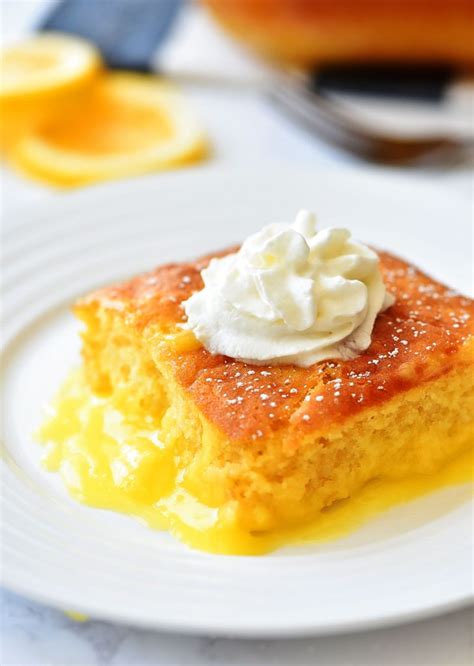 How much fat is in lemon pudding cake with lemon sauce - calories, carbs, nutrition