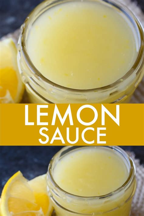 How much fat is in lemon sauce, ready-to-serve - calories, carbs, nutrition