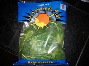 How much fat is in les salades du midi - baby spinach - calories, carbs, nutrition