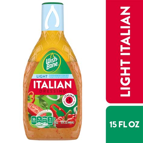 How much fat is in light italian dressing (62355.0) - calories, carbs, nutrition