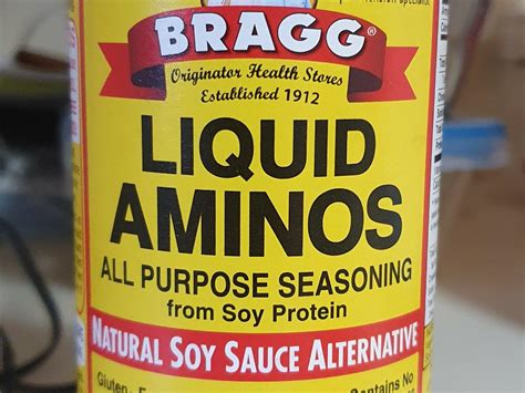 How much fat is in liquid aminos seasoning (90410.0) - calories, carbs, nutrition