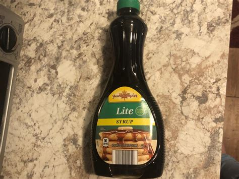 How much fat is in lite syrup - calories, carbs, nutrition