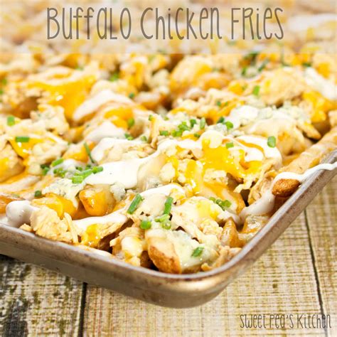 How much fat is in loaded buffalo chicken fries - calories, carbs, nutrition