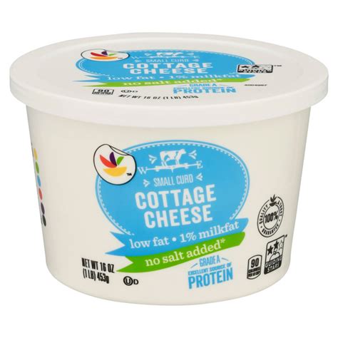 How much fat is in low fat cottage cheese 1% - calories, carbs, nutrition