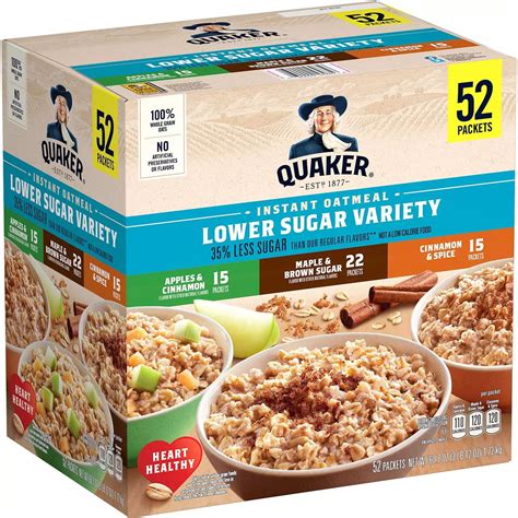 How much fat is in low sugar oatmeal - calories, carbs, nutrition