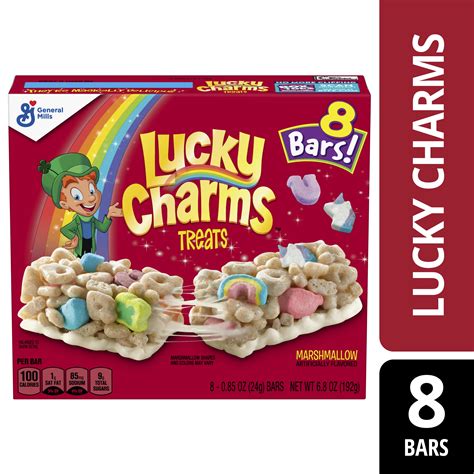 How much fat is in lucky charms treats bar - calories, carbs, nutrition