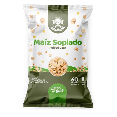 How much fat is in maiz soplado - calories, carbs, nutrition