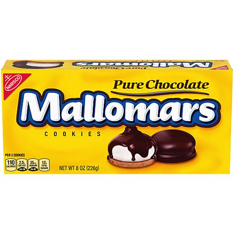 How much fat is in mallomars - calories, carbs, nutrition