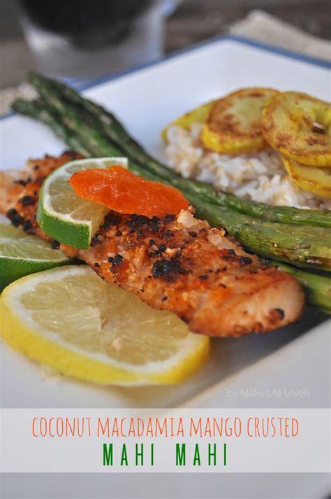How much fat is in mango coconut mahi mahi - calories, carbs, nutrition