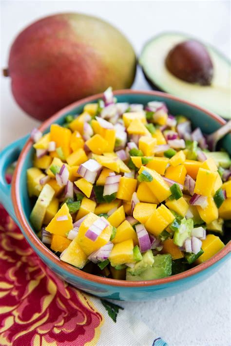 How much fat is in mango salsa, fresh - calories, carbs, nutrition