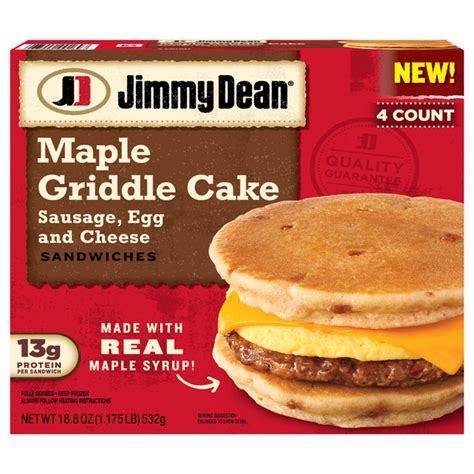 How much fat is in maple, sausage, egg, cheese sandwich - calories, carbs, nutrition