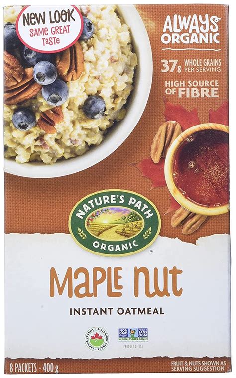 How much fat is in maple nut oatmeal - calories, carbs, nutrition