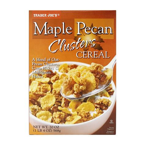 How much fat is in maple pecan clusters cereal for vc - calories, carbs, nutrition