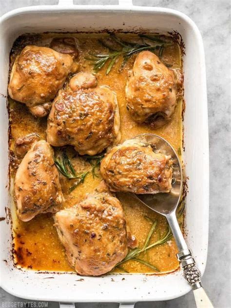 How much fat is in maple-mustard chicken thighs - calories, carbs, nutrition