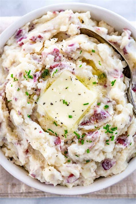 How much fat is in mashed red potatoes - calories, carbs, nutrition