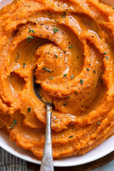 How much fat is in mashed sweet potatoes - calories, carbs, nutrition