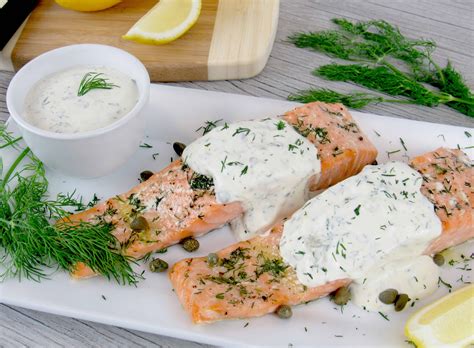 How much fat is in meals - creamy dill salmon - calories, carbs, nutrition