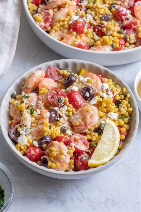 How much fat is in mediterranean shrimp couscous - calories, carbs, nutrition