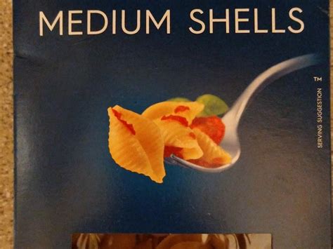 How much fat is in medium shells - calories, carbs, nutrition