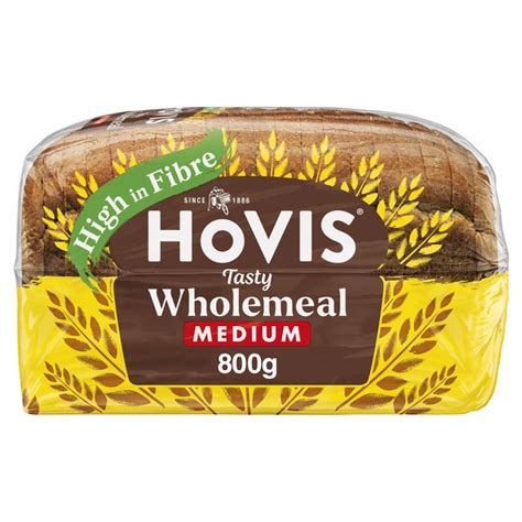 How much fat is in medium sliced wholemeal bread - calories, carbs, nutrition