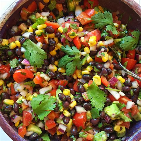 How much fat is in mexican bean salad - calories, carbs, nutrition