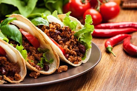 How much fat is in mexican tacos - calories, carbs, nutrition