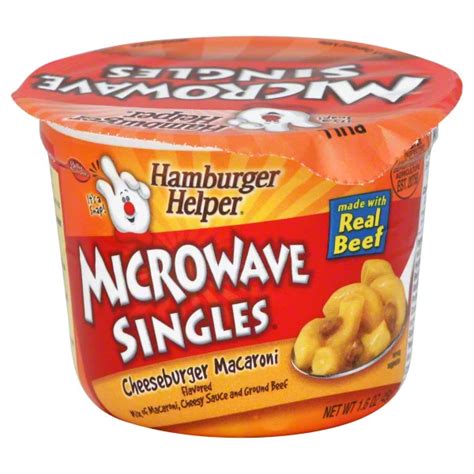 How much fat is in microwave singles - calories, carbs, nutrition