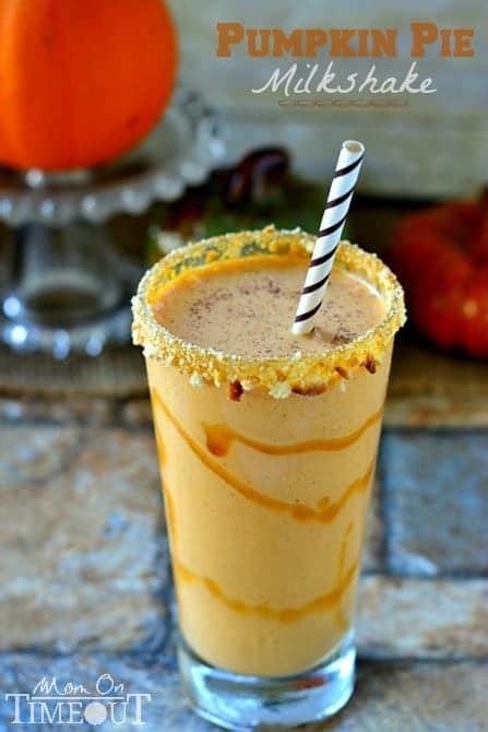 How much fat is in milkshake pumpkin pie 1/2 cup - calories, carbs, nutrition