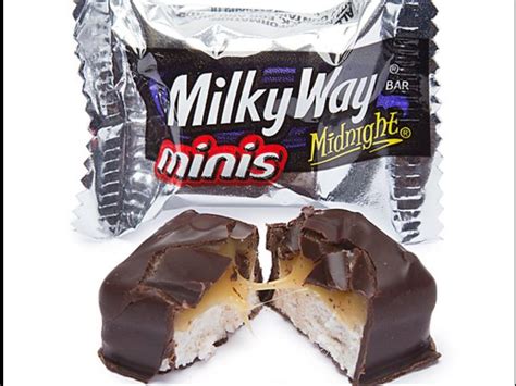 How much fat is in milky way midnight mini - calories, carbs, nutrition